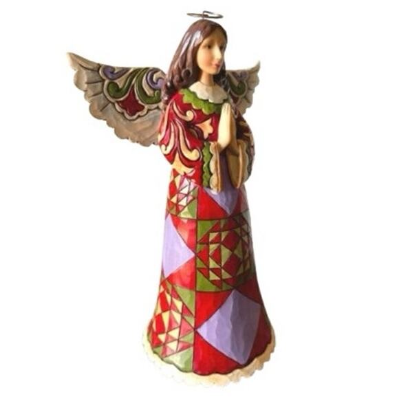 Jim Shore 2012 Christmas Praying Angel Peaceful Prayer Figurine 4027782 Retired - Picture 3 of 6